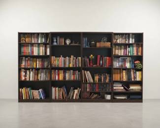 Modular Particle Board Bookcase Set