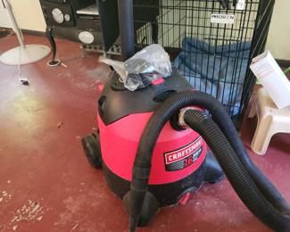 $20.  Craftsman shopvac, w accessories, note tape on hose