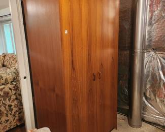 $40. Wooden storage cabinet. BUYER MOVES
