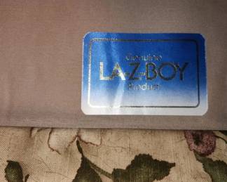Floral sofa & loveseat, by LazBoy