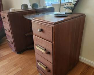 $75. Antique waterfall vanity