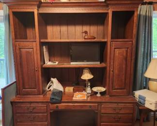 Desk/hutch, w built-in power strip, 2 pieces. $195.00