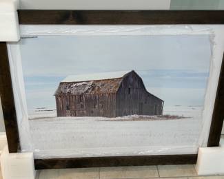 Kansas barn art from Grandinroad. 40” x 30” framed
