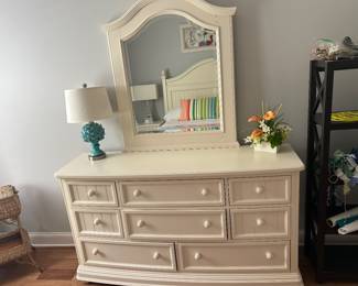 Dresser and mirror