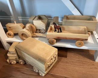 Wooden trucks