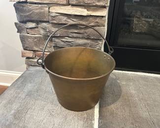 Brass bucket