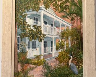 Gene Rizzo “Cracker Cottage” 29” x 37” framed