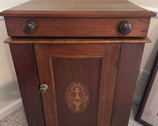Ship captain’s wash stand turned into a bar