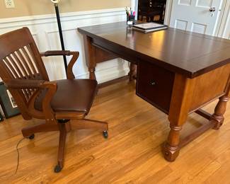 Desk and chair