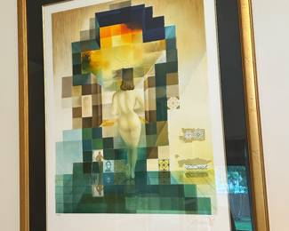 Salvador Dali Abraham Lincoln and Gala