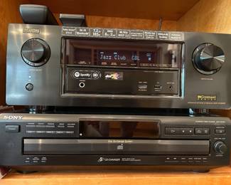 Denon AVR-x2300W and Sony CDP-CE315