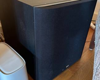 B&W subwoofer and speakers