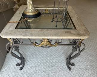 End table matches console table 