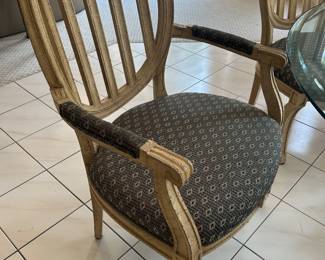 4 armchairs and 2 side chairs
