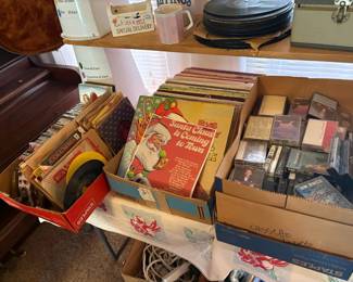 cassettes. records. CDs