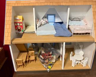 doll house and accessories