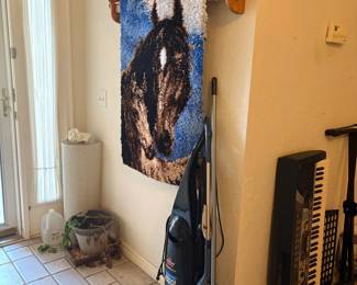 wall quilt rack, vacuum