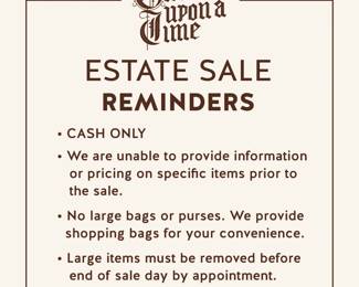 estate sales graphics killarney estate sale reminders