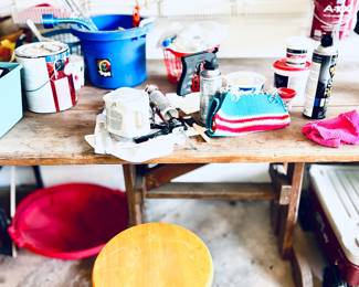 Small workshop table/wooden
