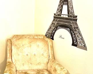 Vintage Velour Chair