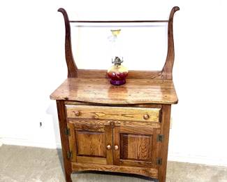 Antique dry sink