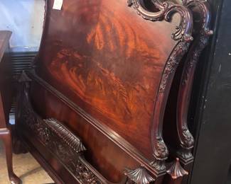 Pair of Mahogany Twin Beds