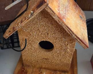 Handmade Edible Birdseed Birdhouse
