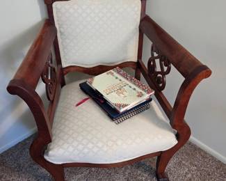 Victorian Green Man Carved Walnut Armchair with Acanthus Leaf Scrolls