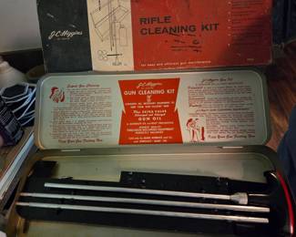 Vintage J.C. Higgins Rifle and Shotgun Cleaning Kit