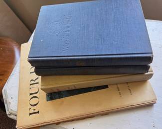Vintage Book Assortment: World Junior Library and JFK Historical Record