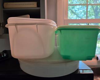 Vintage Tupperware Modular Mates #2 Oval Containers