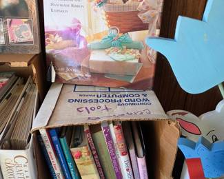 Collection of Craft and Hobby Books including "Treasures for Baby" and "2x4 Projects for Outdoor Living"