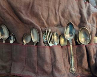 Vintage Assorted Silver-Plated Flatware Collection