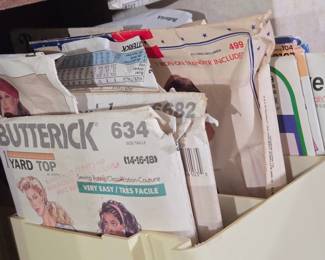 Collection of Vintage Butterick Sewing Patterns