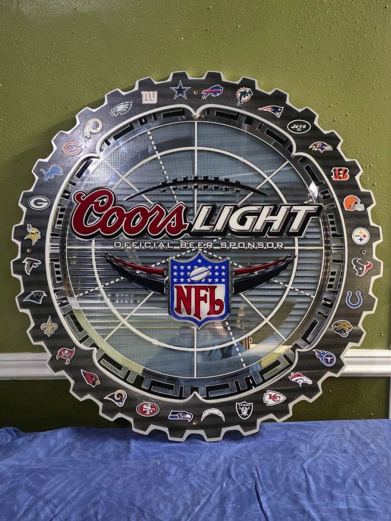 1 2005CoorsLightPromotionalNFL32TeamFramedMirror