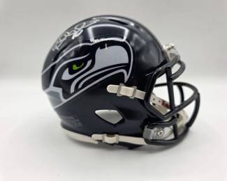 17 RichardShermanAutographedSeattleSeahawksSpeedMiniHelmet