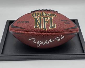 22 ZachMillerAutographedWilsonForceNFLFootball