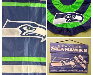 88 SeahawksOfficialManCaveWallSignFlagBunting
