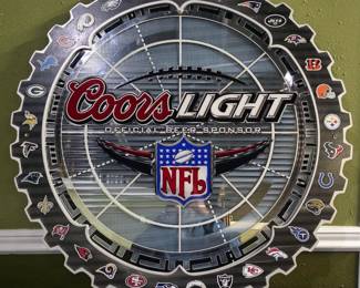 1 2005CoorsLightPromotionalNFL32TeamFramedMirror