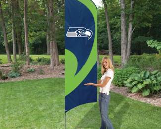170 SeattleSeahawks85TallTeamFlagWith115Pole