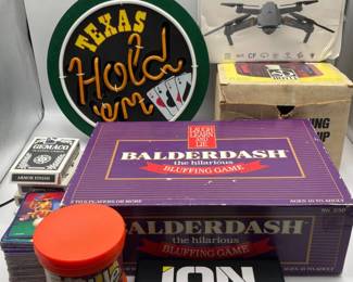 161 JoeCamelCardsTexasHoldemNeonSignDroneXProMore