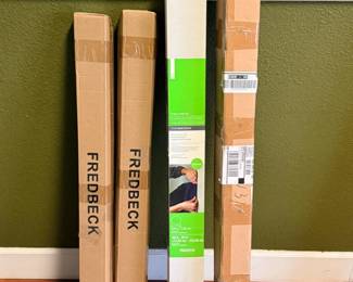 109 MiniBarnDoorKit45RollerShadeBlackoutPocketCurtainRod