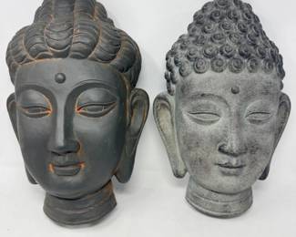 32 LargeIndoorOutdoorBuddhaFaces