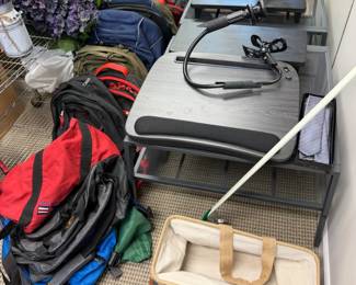 Back Packs, Duffel Bags, Lap Desk, Monitor Stand and More