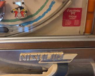 Close up of name brand
