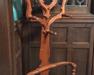 One of a pair of beautiful antique hall tree/umbrella stands