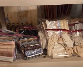 Trim pieces and other sewing notions
