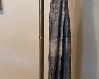 Antique brass hall tree