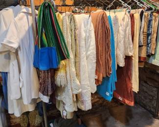 Vintage nurses uniforms, blankets and linens
