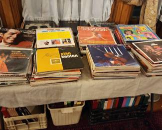 Enormous amount of vintage records in many styles and genres